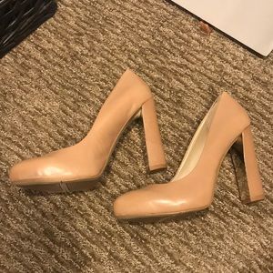 Nine West Nude Heels